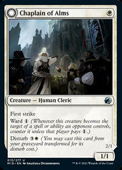 Chaplain of Alms // Chapel Shieldgeist [Innistrad: Midnight Hunt] | Yard's Games Ltd