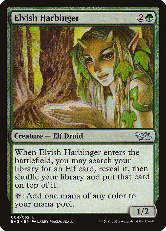 Elvish Harbinger (Elves vs. Goblins) [Duel Decks Anthology] | Yard's Games Ltd