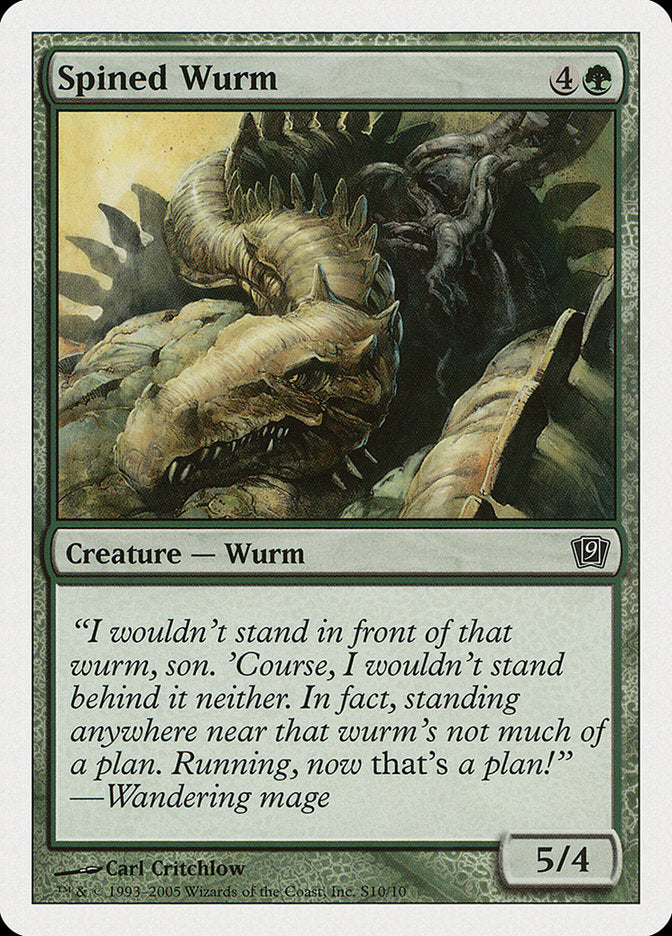 Spined Wurm [Ninth Edition] | Yard's Games Ltd