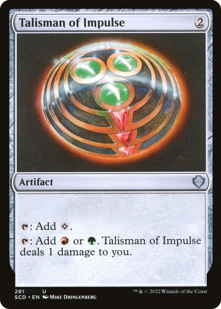 Talisman of Impulse [Starter Commander Decks] | Yard's Games Ltd