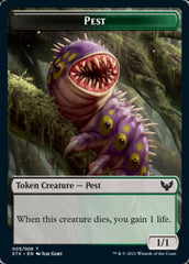 Food // Pest Double-Sided Token [Commander 2021 Tokens] | Yard's Games Ltd