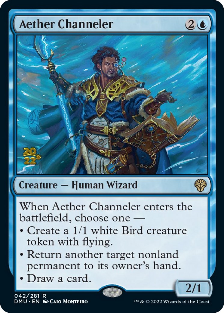 Aether Channeler [Dominaria United Prerelease Promos] | Yard's Games Ltd