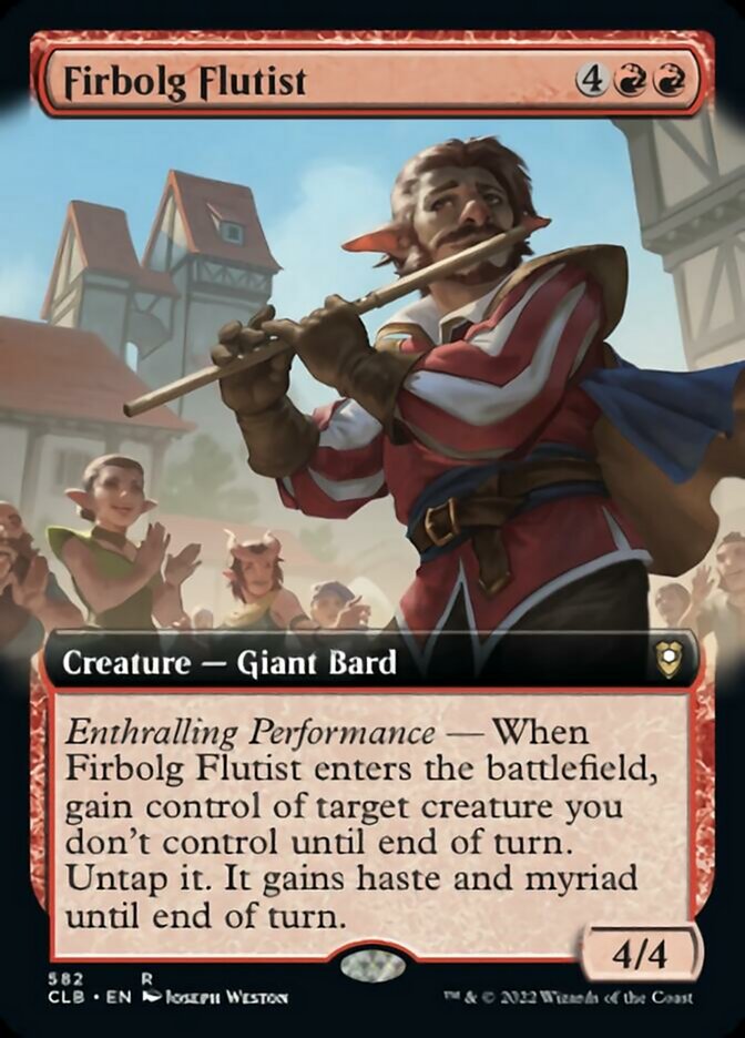 Firbolg Flutist (Extended Art) [Commander Legends: Battle for Baldur's Gate] | Yard's Games Ltd