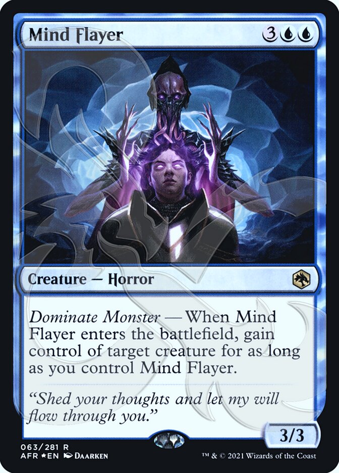 Mind Flayer (Ampersand Promo) [Dungeons & Dragons: Adventures in the Forgotten Realms Promos] | Yard's Games Ltd