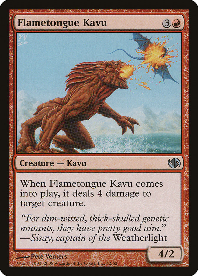 Flametongue Kavu [Duel Decks: Jace vs. Chandra] | Yard's Games Ltd