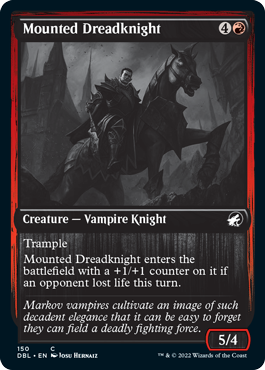 Mounted Dreadknight [Innistrad: Double Feature] | Yard's Games Ltd