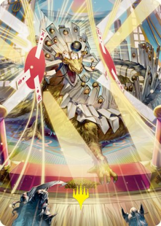 Spirit-Sister's Call Art Card (Gold-Stamped Signature) [Kamigawa: Neon Dynasty Art Series] | Yard's Games Ltd