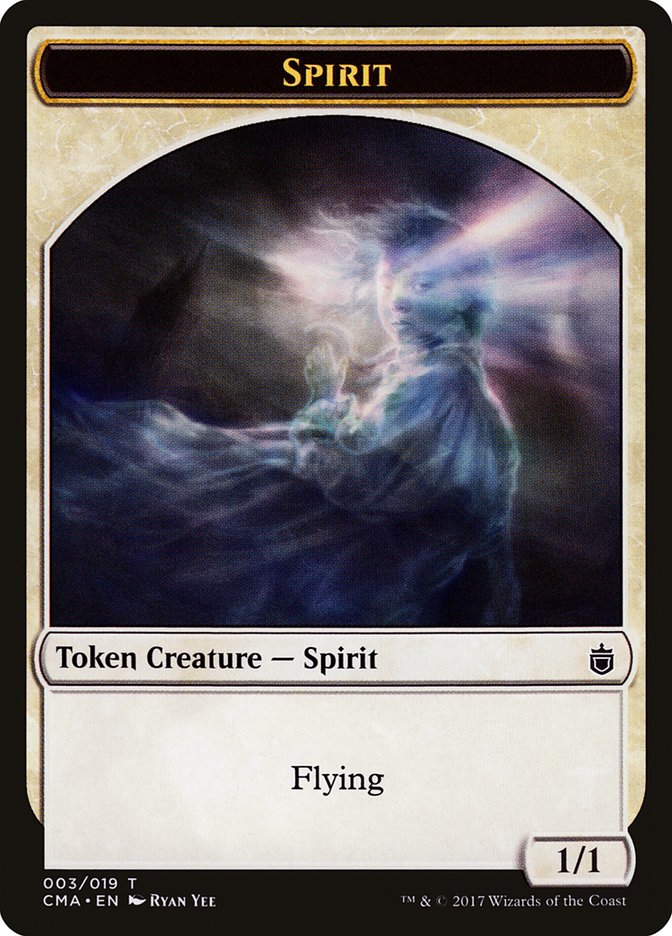 Spirit Token [Commander Anthology Tokens] | Yard's Games Ltd