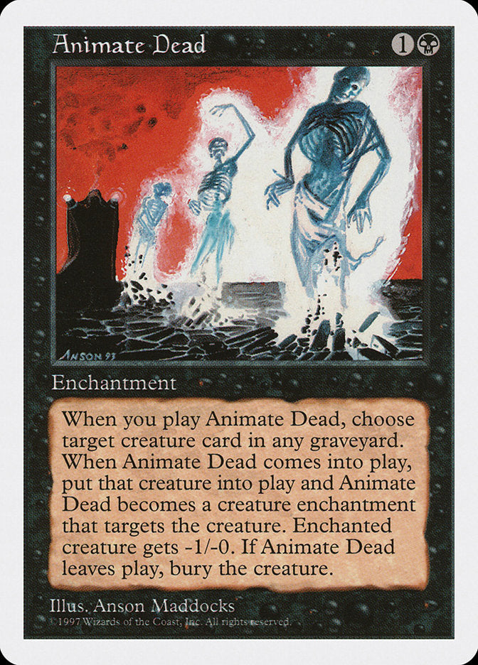 Animate Dead [Fifth Edition] | Yard's Games Ltd