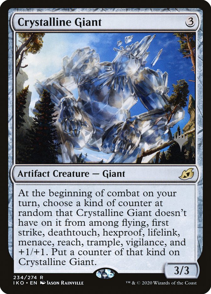 Crystalline Giant (Promo Pack) [Ikoria: Lair of Behemoths Promos] | Yard's Games Ltd