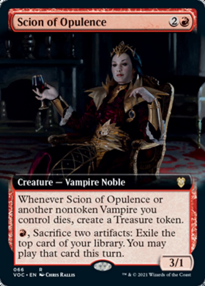 Scion of Opulence (Extended Art) [Innistrad: Crimson Vow Commander] | Yard's Games Ltd