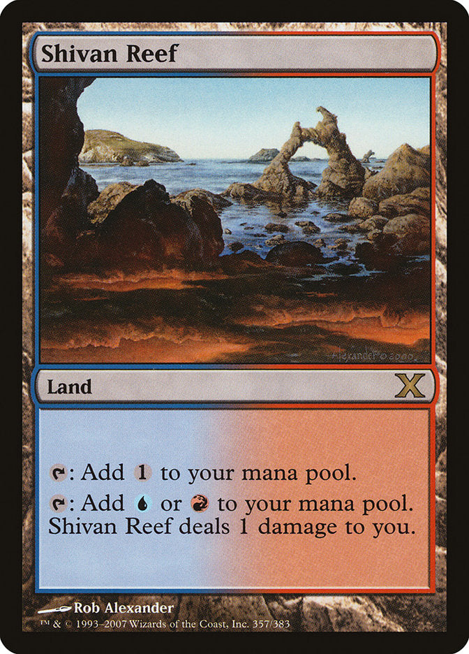 Shivan Reef [Tenth Edition] | Yard's Games Ltd