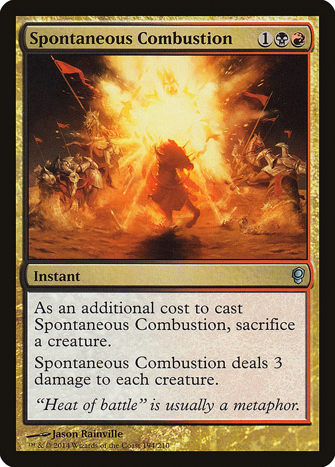 Spontaneous Combustion [Conspiracy] | Yard's Games Ltd