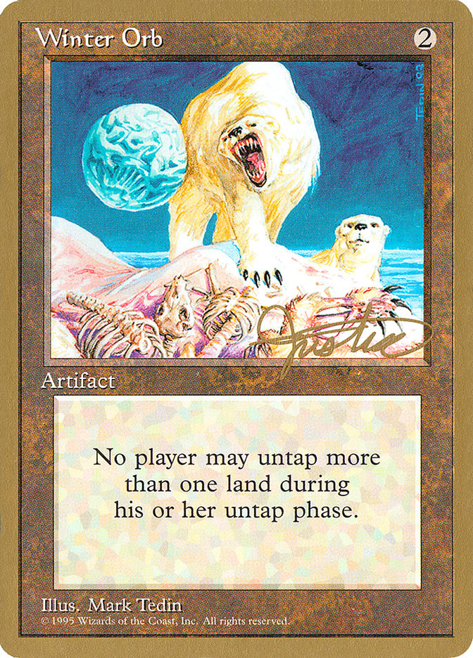 Winter Orb (Mark Justice) [Pro Tour Collector Set] | Yard's Games Ltd