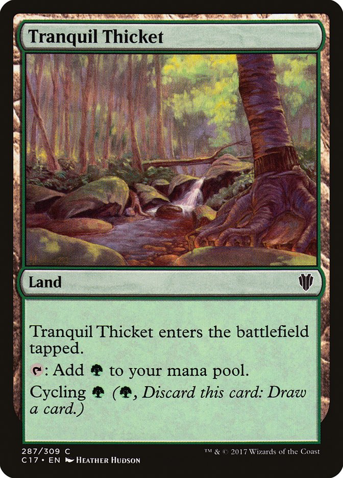 Tranquil Thicket [Commander 2017] | Yard's Games Ltd