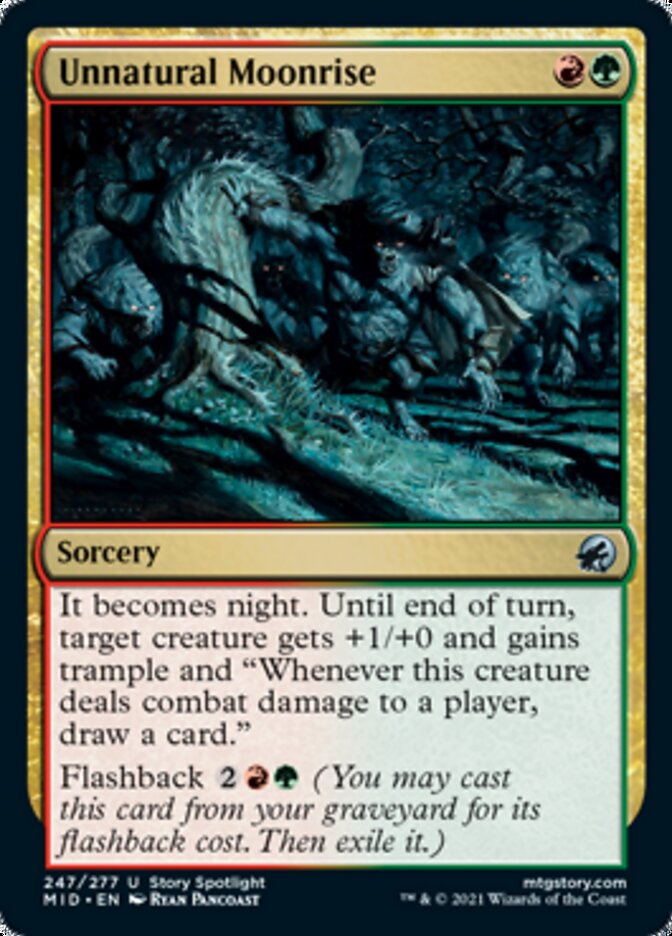 Unnatural Moonrise [Innistrad: Midnight Hunt] | Yard's Games Ltd