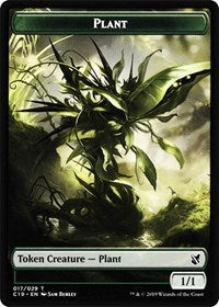 Plant // Morph Double-Sided Token [Commander 2019 Tokens] | Yard's Games Ltd