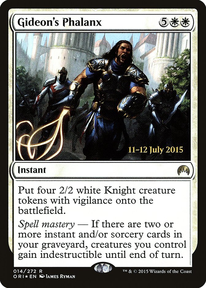 Gideon's Phalanx [Magic Origins Prerelease Promos] | Yard's Games Ltd