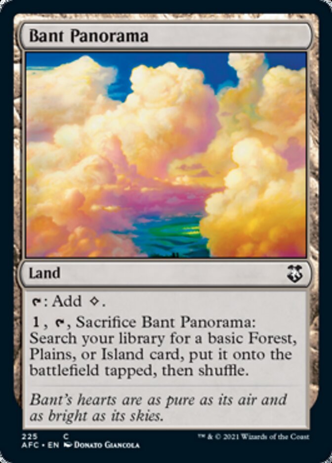 Bant Panorama [Dungeons & Dragons: Adventures in the Forgotten Realms Commander] | Yard's Games Ltd