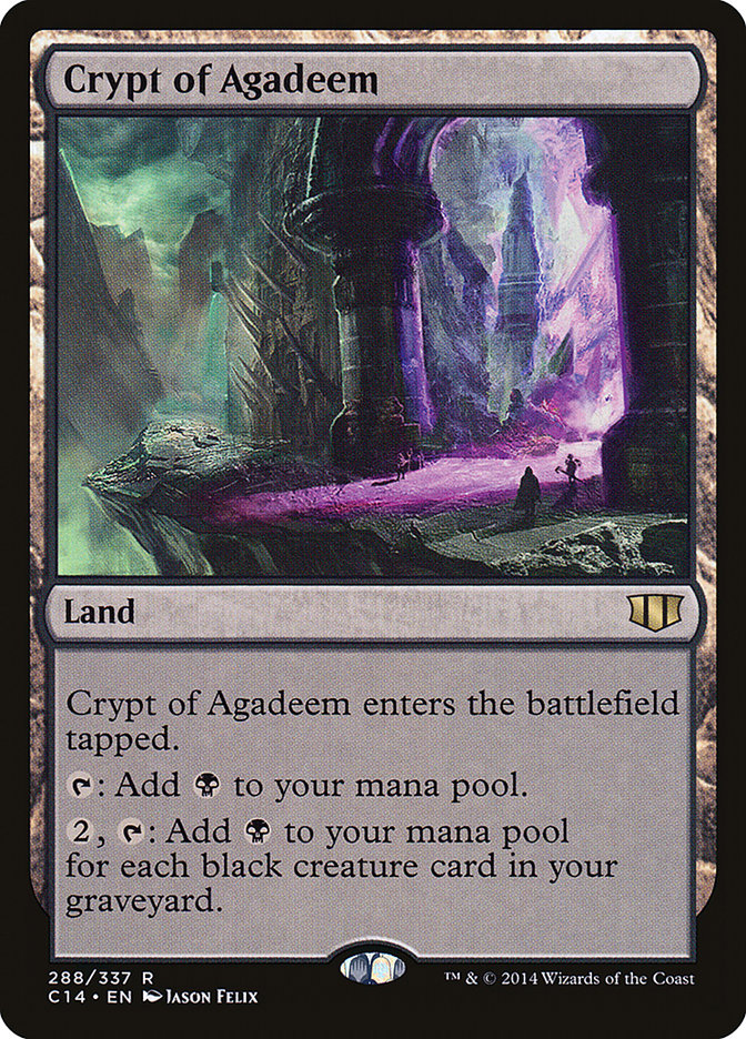 Crypt of Agadeem [Commander 2014] | Yard's Games Ltd