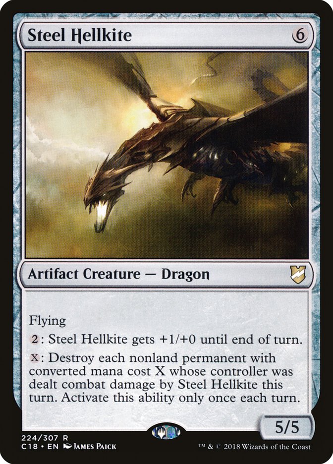 Steel Hellkite [Commander 2018] | Yard's Games Ltd