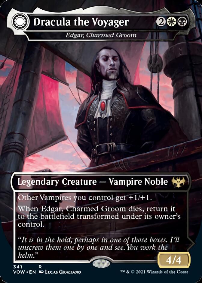 Edgar, Charmed Groom // Edgar Markov's Coffin - Dracula the Voyager // Casket of Native Earth [Innistrad: Crimson Vow] | Yard's Games Ltd