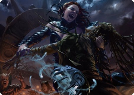 Olivia's Midnight Ambush Art Card [Innistrad: Midnight Hunt Art Series] | Yard's Games Ltd