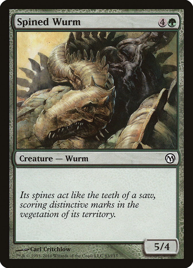 Spined Wurm [Duels of the Planeswalkers] | Yard's Games Ltd