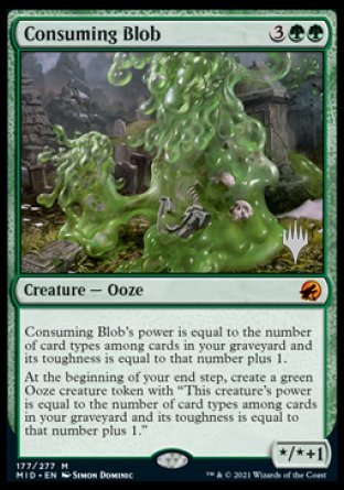 Consuming Blob (Promo Pack) [Innistrad: Midnight Hunt Promos] | Yard's Games Ltd