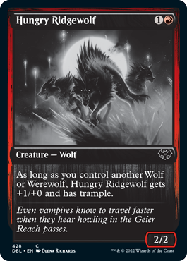 Hungry Ridgewolf [Innistrad: Double Feature] | Yard's Games Ltd