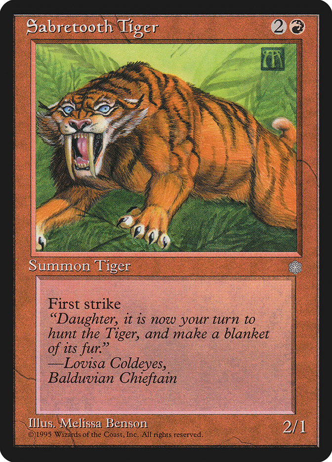 Sabretooth Tiger [Ice Age] | Yard's Games Ltd