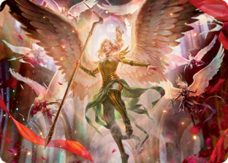 Sigarda's Summons Art Card [Innistrad: Crimson Vow Art Series] | Yard's Games Ltd