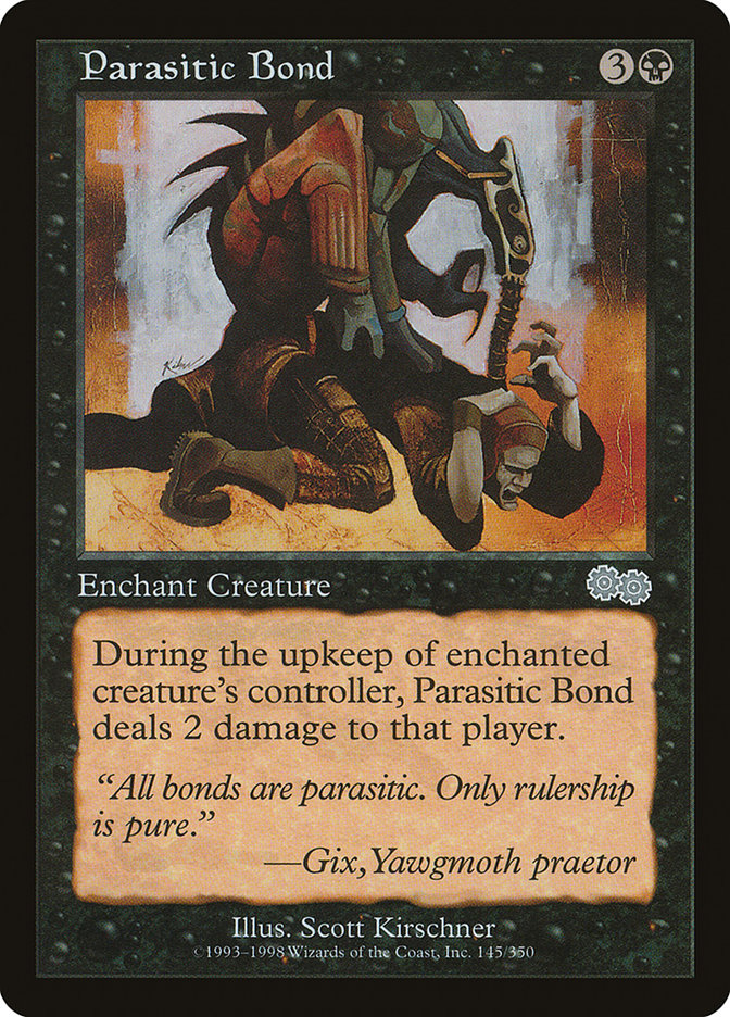 Parasitic Bond [Urza's Saga] | Yard's Games Ltd