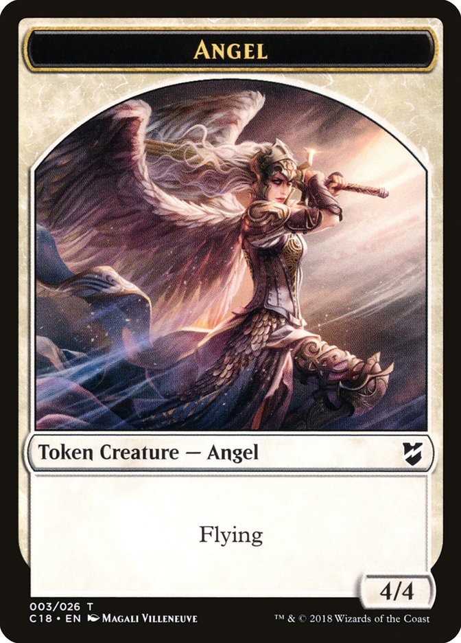 Angel Token [Commander 2018 Tokens] | Yard's Games Ltd