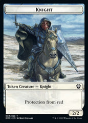 Soldier // Knight Double-Sided Token [Dominaria United Tokens] | Yard's Games Ltd