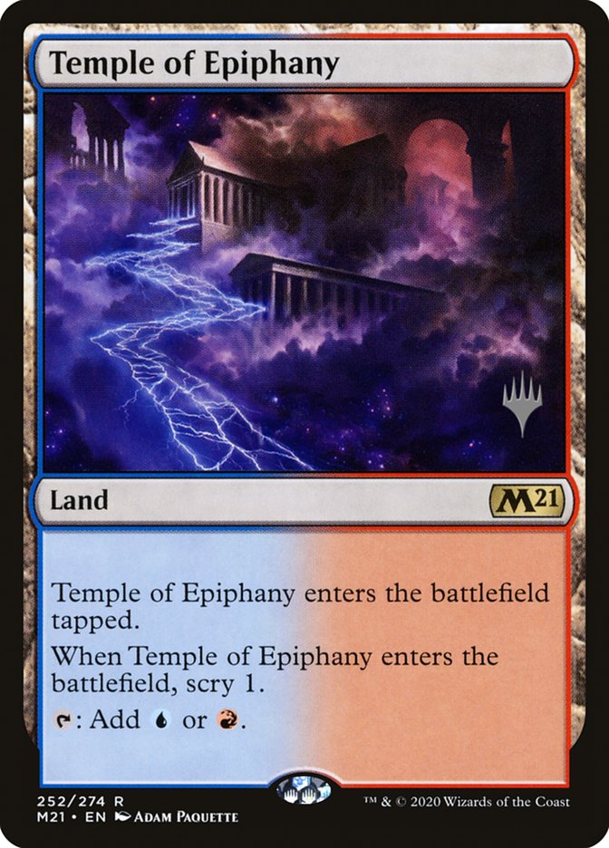 Temple of Epiphany (Promo Pack) [Core Set 2021 Promos] | Yard's Games Ltd