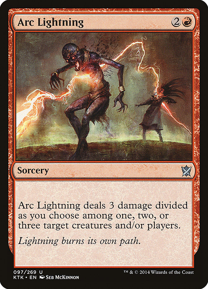 Arc Lightning [Khans of Tarkir] | Yard's Games Ltd