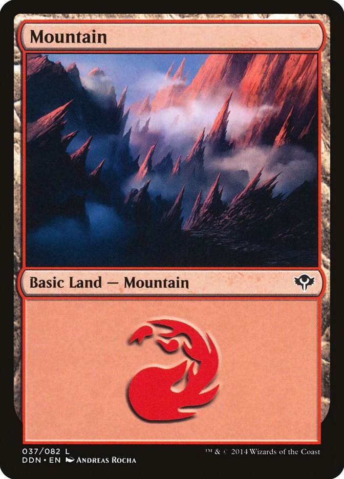 Mountain (37) [Duel Decks: Speed vs. Cunning] | Yard's Games Ltd