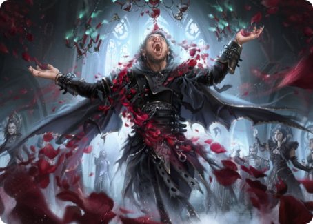 Bloodsoaked Reveler Art Card [Innistrad: Crimson Vow Art Series] | Yard's Games Ltd