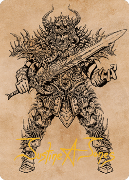 Sarevok, Deathbringer Art Card (Gold-Stamped Signature) [Commander Legends: Battle for Baldur's Gate Art Series] | Yard's Games Ltd