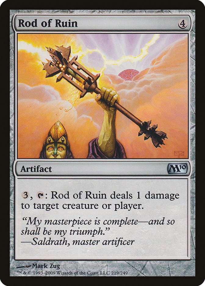 Rod of Ruin [Magic 2010] | Yard's Games Ltd