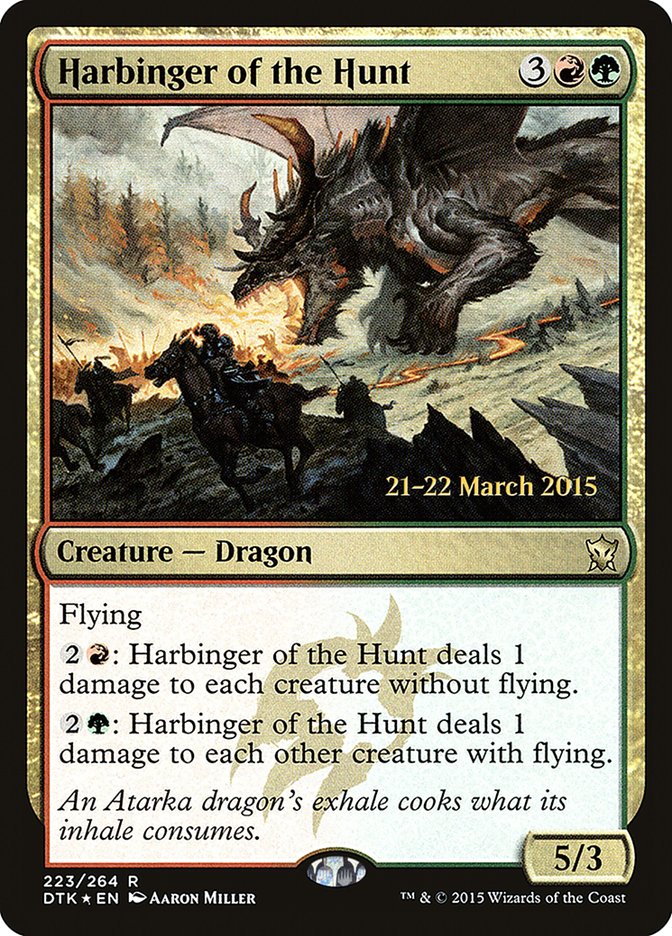 Harbinger of the Hunt [Dragons of Tarkir Prerelease Promos] | Yard's Games Ltd