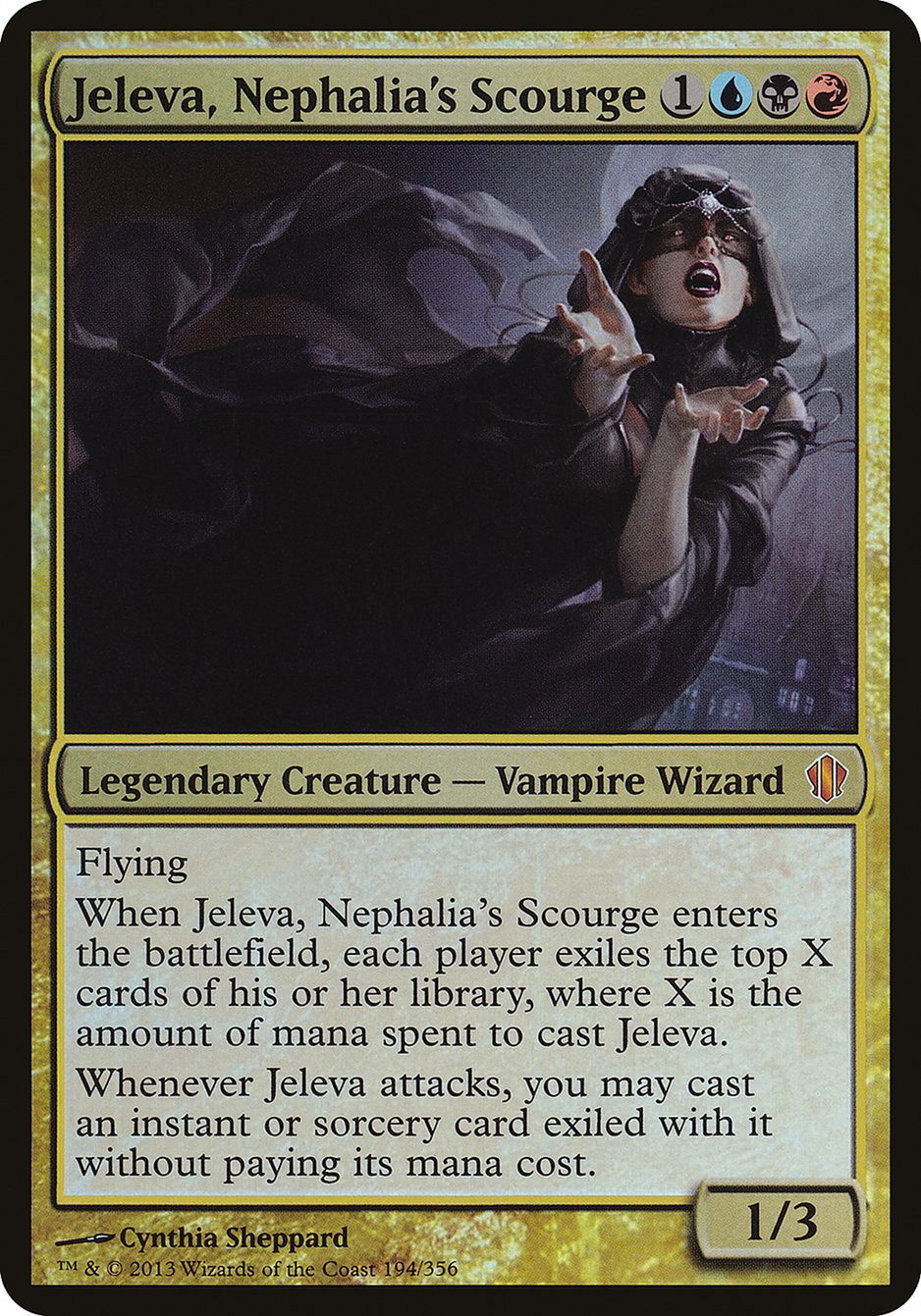 Jeleva, Nephalia's Scourge (Oversized) [Commander 2013 Oversized] | Yard's Games Ltd