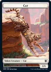 Cat // Plant Double-Sided Token [Zendikar Rising Tokens] | Yard's Games Ltd
