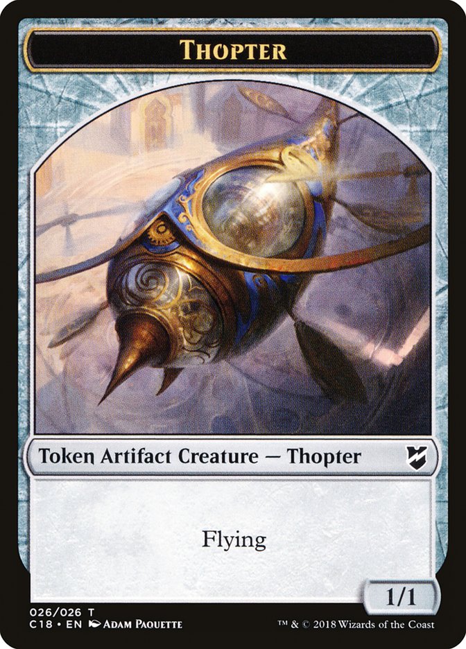 Thopter Token (026/026) [Commander 2018 Tokens] | Yard's Games Ltd