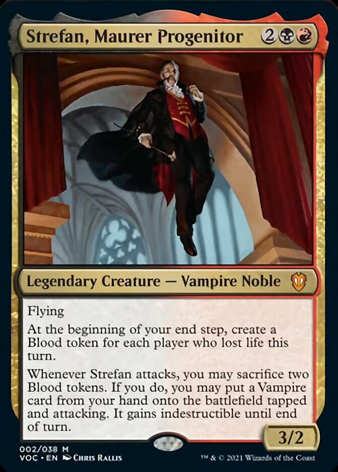 Strefan, Maurer Progenitor (Display Commander) [Innistrad: Crimson Vow Commander] | Yard's Games Ltd