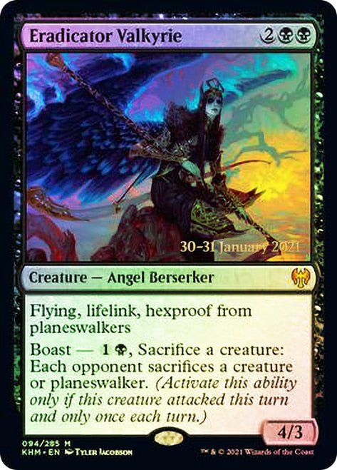 Eradicator Valkyrie [Kaldheim Prerelease Promos] | Yard's Games Ltd