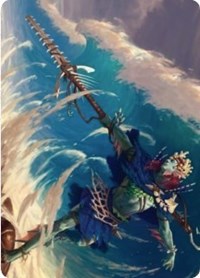 Tazeem Roilmage Art Card [Zendikar Rising Art Series] | Yard's Games Ltd