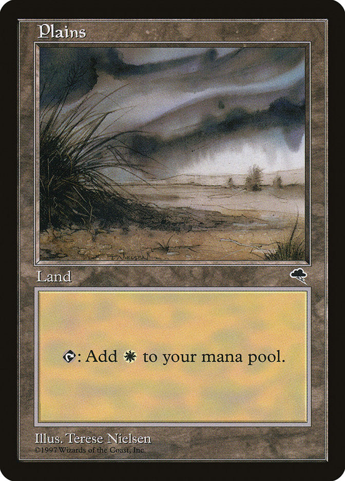 Plains (Signature on Center Left) [Tempest] | Yard's Games Ltd