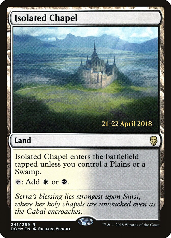 Isolated Chapel [Dominaria Prerelease Promos] | Yard's Games Ltd